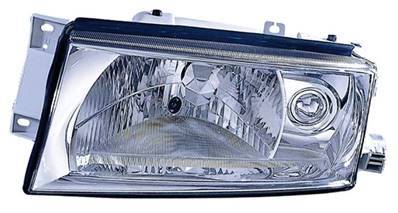 Phare Optique avant gauche pour SKODA OCTAVIA I ph. 2 2000-2004, H4+H3, avec antibrouillards, Neuf