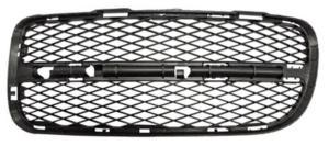 Grille latérale gauche de pare chocs pour VOLKSWAGEN TOUAREG I ph. 1 2002-2006, Noire, Neuve