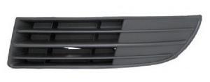 Grille de calandre gauche pour VOLKSWAGEN POLO IV phase 2, 2005-2009, noire, pare chocs avant