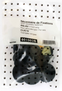 Kit de fixation assemblage Aile avant pour RENAULT CLIO IV depuis 2012 (tous modèles)