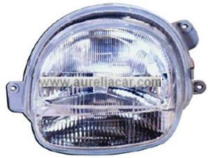 Phare Optique avant gauche pour RENAULT TWINGO I phase 2, 1998-2000, H4, (verre strié), Neuf